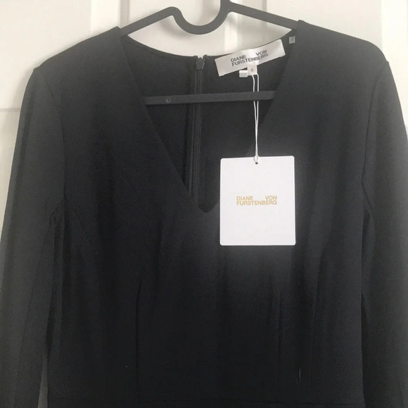 Diane Von Furstenberg Black Dress - Picture 5 of 8